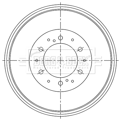 Brake Drum (BBR7251)