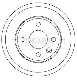 Brake Drum (BBR7257)