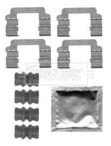 Accessory Kit, disc brake pad (BBK1265)