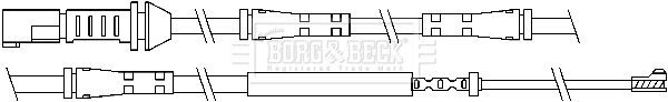 Warning Contact, brake pad wear (BWL3101)