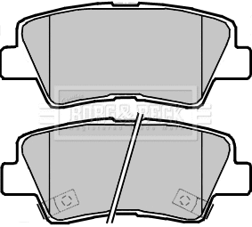 Brake Pad Set, disc brake (BBP2370)