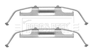Accessory Kit, disc brake pad (BBK1235)