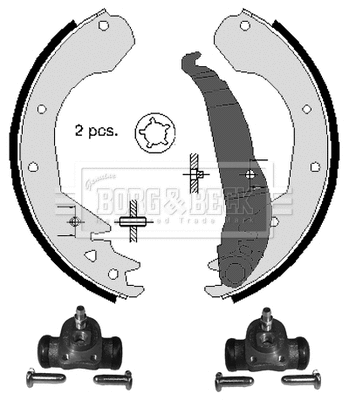 Brake Shoe Set (BBS1007K)
