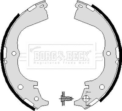 Brake Shoe Set (BBS6018)