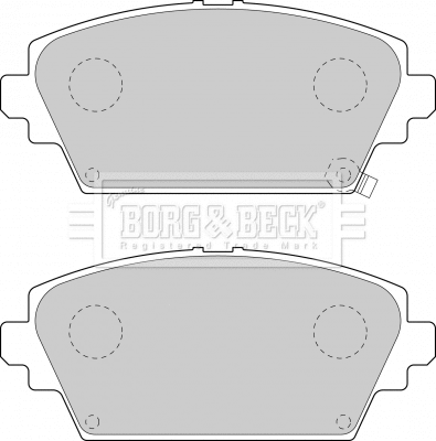 Brake Pad Set, disc brake (BBP1652)