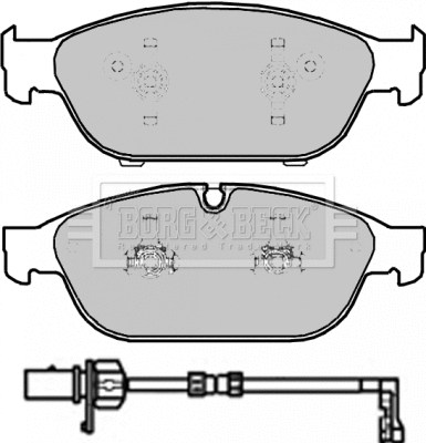 Brake Pad Set, disc brake (BBP2276)