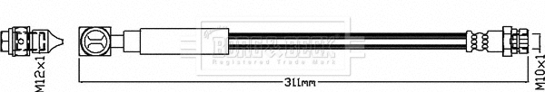 Brake Hose (BBH8598)