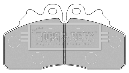 Brake Pad Set, disc brake (BBP2435)
