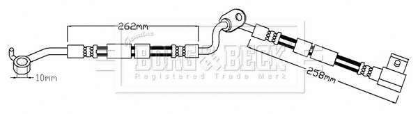 Brake Hose (BBH7483)