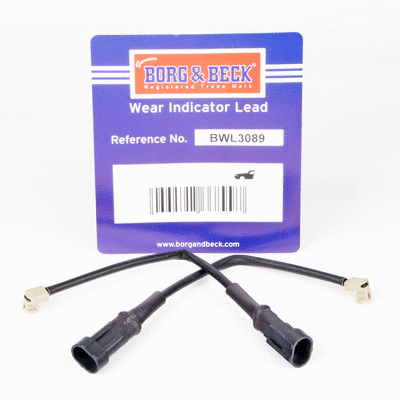Warning Contact, brake pad wear