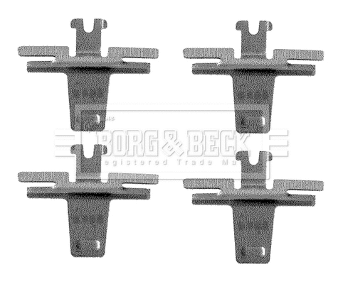 Accessory Kit, disc brake pad (BBK1183)