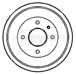 Brake Drum (BBR7091)