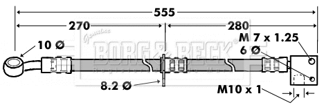 Brake Hose (BBH7444)
