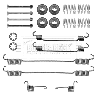 Accessory Kit, brake shoes (BBK6172)