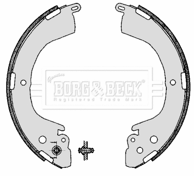 Brake Shoe Set (BBS6280)