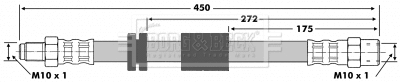 Brake Hose (BBH6054)