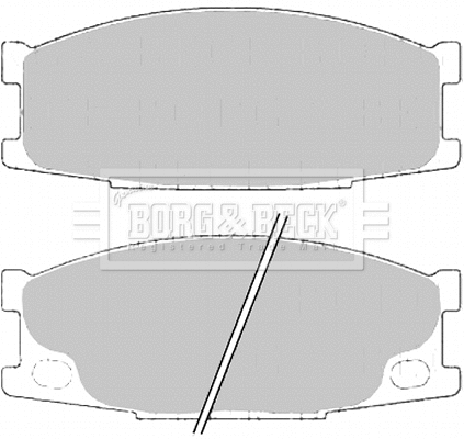 Brake Pad Set, disc brake (BBP2193)