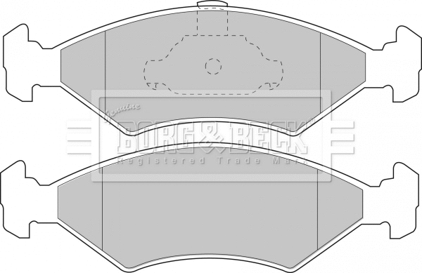 Brake Pad Set, disc brake (BBP1509)