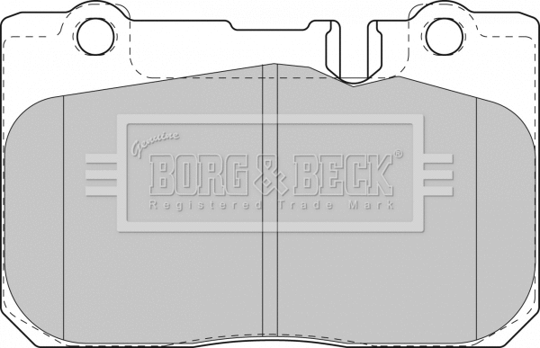 Brake Pad Set, disc brake (BBP1631)