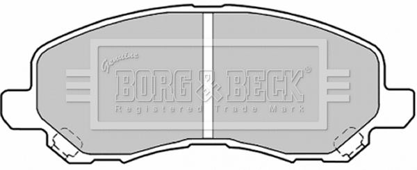 Brake Pad Set, disc brake (BBP1831)