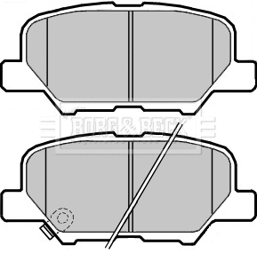Brake Pad Set, disc brake (BBP2410)