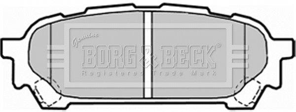 Brake Pad Set, disc brake (BBP1935)