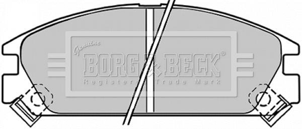 Brake Pad Set, disc brake (BBP1249)