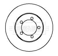 Brake Disc (BBD5877S)