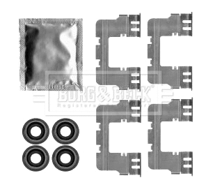 Accessory Kit, disc brake pad (BBK1396)