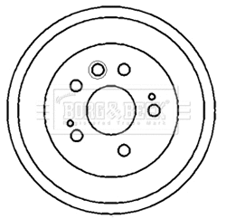Brake Drum (BBR7180)