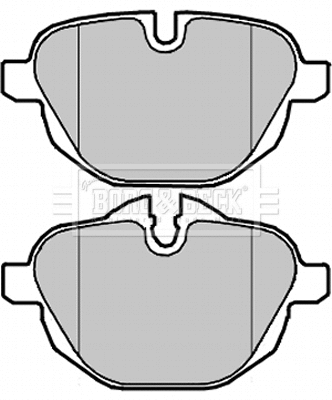 Brake Pad Set, disc brake (BBP2225)