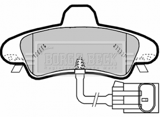 Brake Pad Set, disc brake (BBP1908)