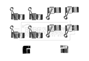 Accessory Kit, disc brake pad (BBK1554)