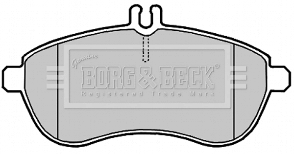 Brake Pad Set, disc brake (BBP2008)