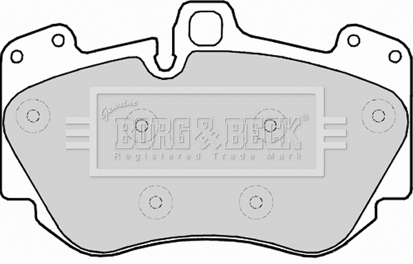 Brake Pad Set, disc brake (BBP2232)