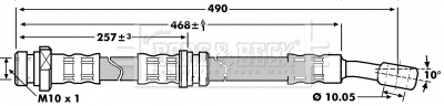 Brake Hose (BBH7007)