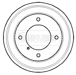 Brake Drum (BBR7057)
