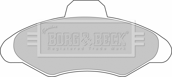 Brake Pad Set, disc brake (BBP1116)