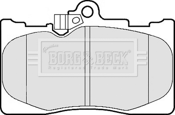 Brake Pad Set, disc brake (BBP2153)