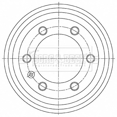 Brake Drum (BBR7271)