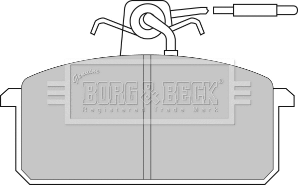 Brake Pad Set, disc brake (BBP1317)