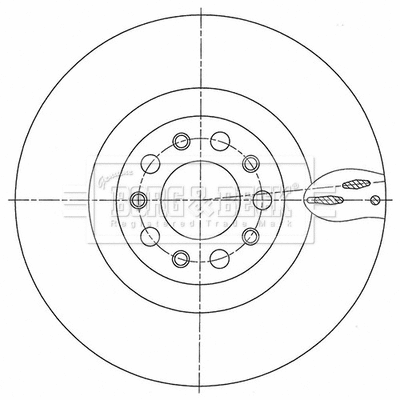 Brake Disc (BBD6166S)