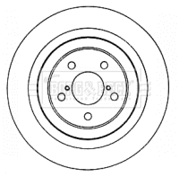 Brake Disc (BBD4581)