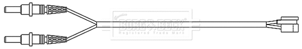 Warning Contact, brake pad wear (BWL3099)
