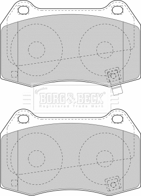 Brake Pad Set, disc brake (BBP1971)