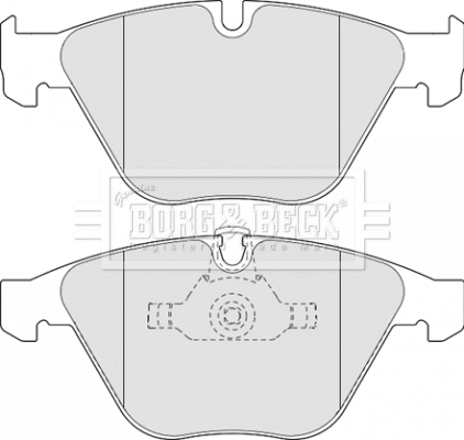 Brake Pad Set, disc brake (BBP2110)