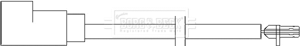Warning Contact, brake pad wear (BWL3008)