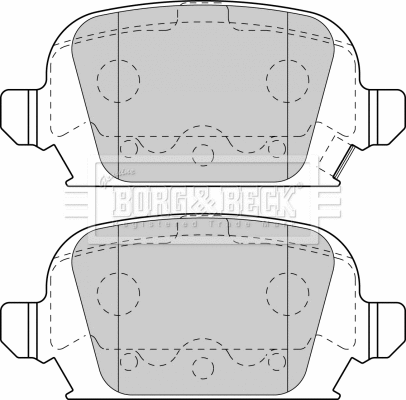 Brake Pad Set, disc brake (BBP1774)