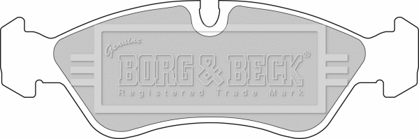Brake Pad Set, disc brake (BBP1423)