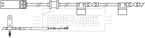 Warning Contact, brake pad wear (BWL3061)